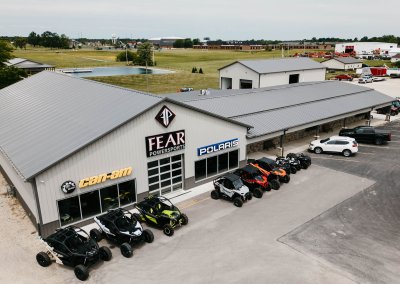 Commercial post-frame building