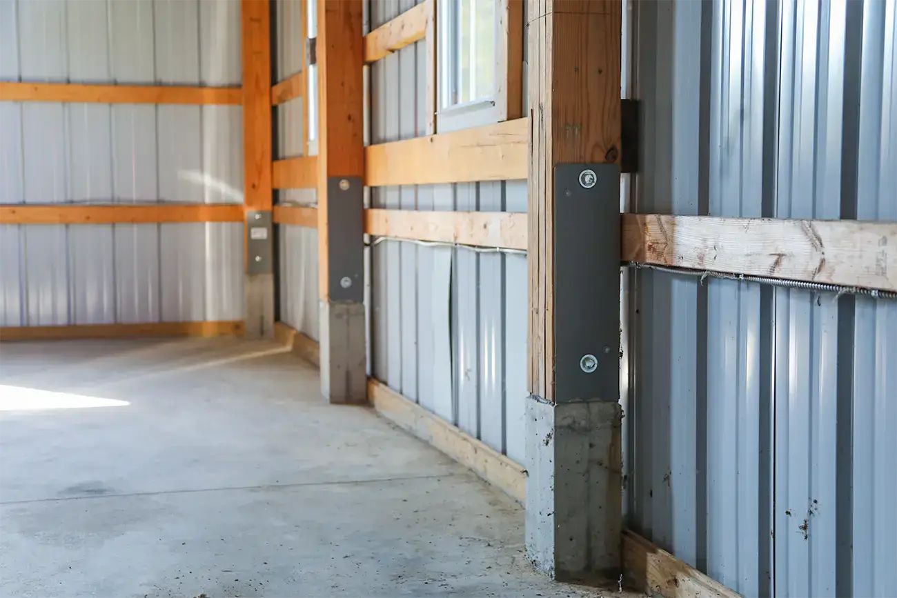 commercial post-frame construction Perma-Column permanent foundation system