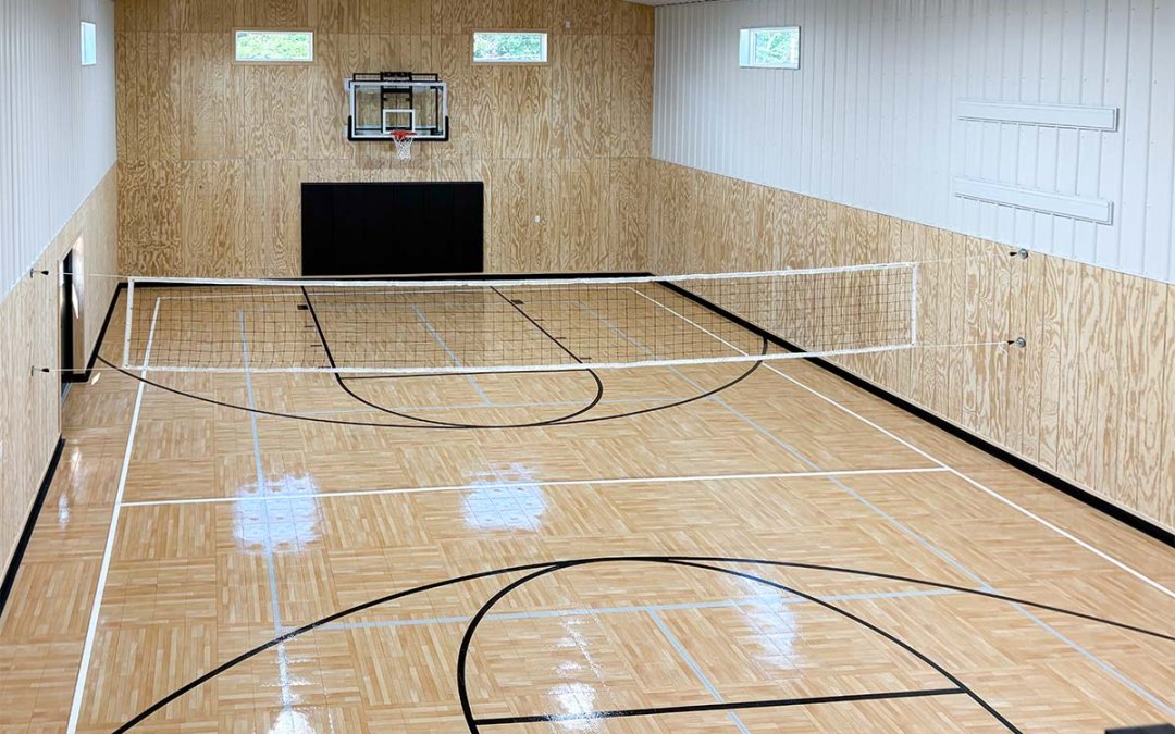 Reinhard_02 post-frame residential indoor basketball court