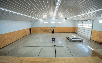 Planning a Custom Residential Indoor Basketball Court & Gym Building