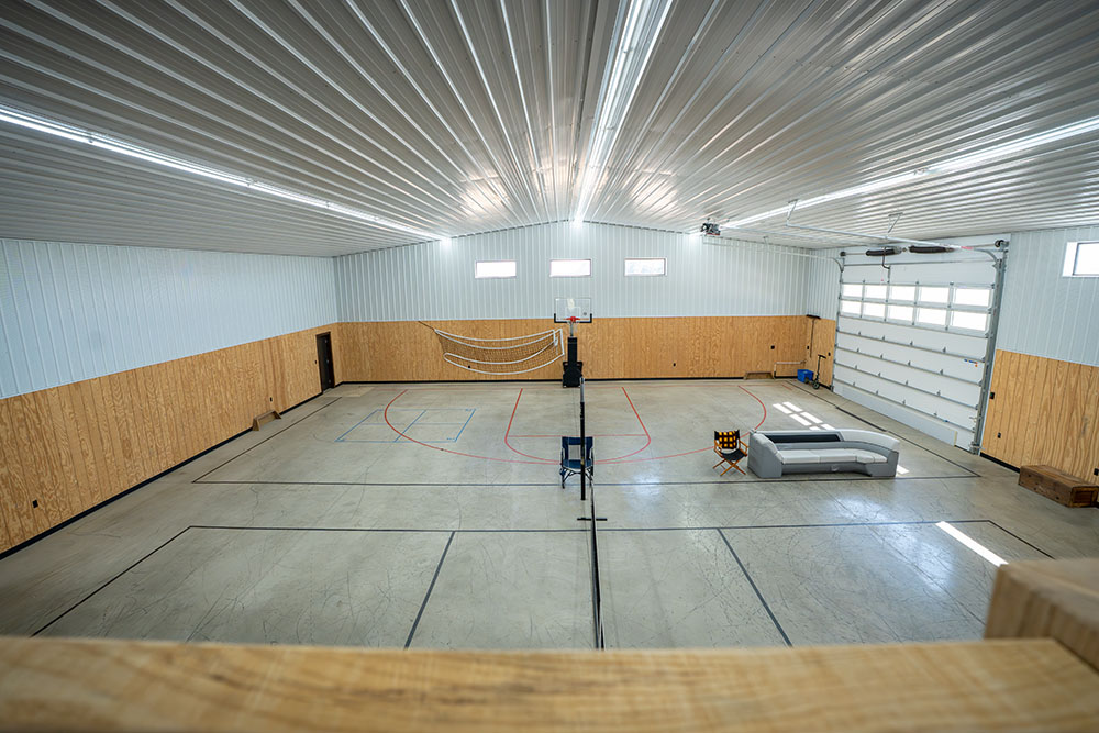 Planning a Custom Residential Indoor Basketball Court & Gym Building