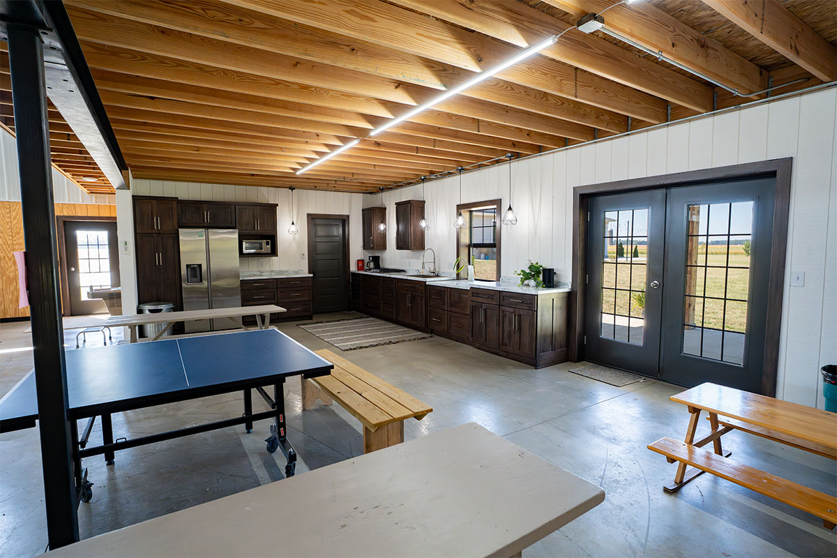 residential post-frame building layout