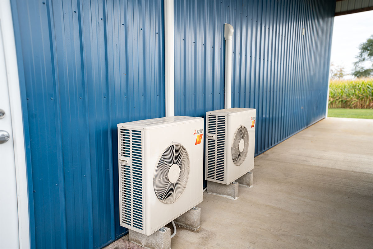 residential post-frame building utilities