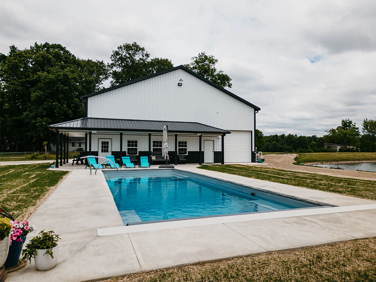 Pool House Buildings for Midwest Backyards