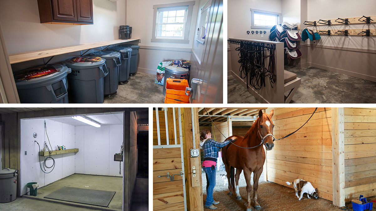 horse barn features